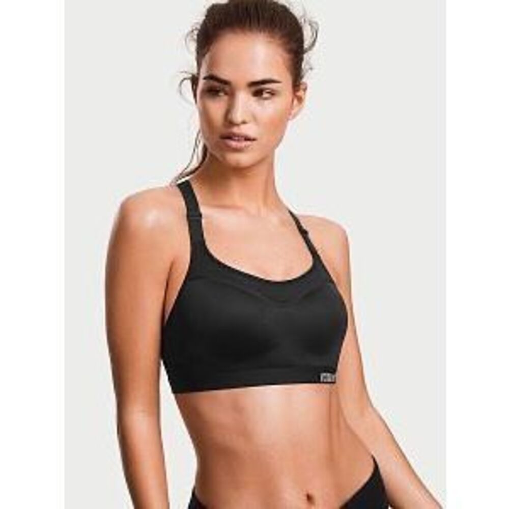VICTORIA’S SECRET SPORT Women’s Black Incredible Lightweight Max Sports Bra 34C